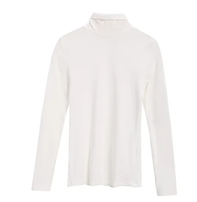 A High-neck bottoming shirt women's inner wear autumn and winter tight-fitting long-sleeved knitted t-shirt 2021 tops
A High-neck bottoming shirt women's inner wear autumn and winter tight-fitting long-sleeved knitted t-shirt 2021 tops