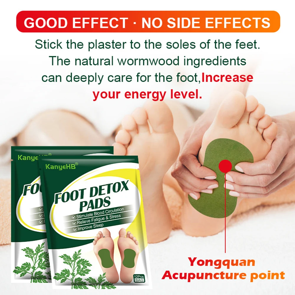 12pcs Foot Detox Patches Relieve Stress Help Sleeping Body Toxins Cleansing Foot Care Pain Relief Wormwood Ginger Detox Pad
12pcs Foot Detox Patches Relieve Stress Help Sleeping Body Toxins Cleansing Foot Care Pain Relief Wormwood Ginger Detox Pad