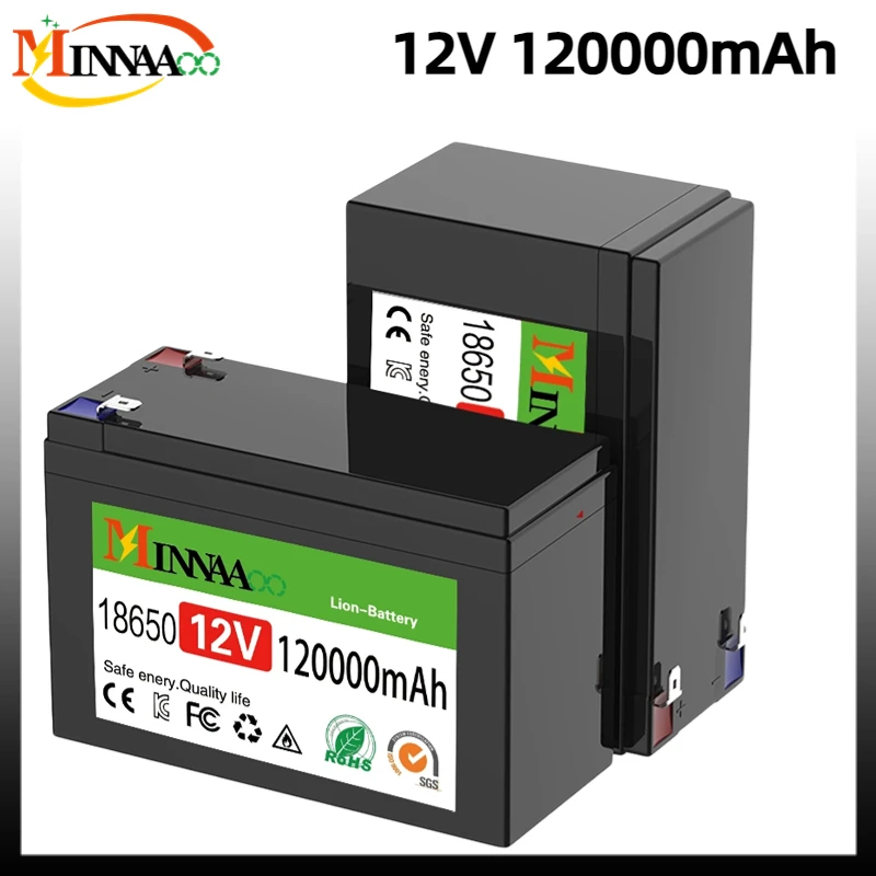 New 12V 45Ah 50Ah 100Ah 120Ah lithium Battery Pack Lithium Iron Phosphate Batteries Built-in BMS For Solar Boat+12.6V Charger
New 12V 45Ah 50Ah 100Ah 120Ah lithium Battery Pack Lithium Iron Phosphate Batteries Built-in BMS For Solar Boat+12.6V Charger