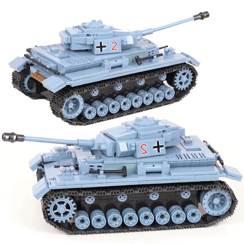 716PCS Tank German No.4 Tank Model Building Kit Stacking Blocks City WW2 Soldier Police Army Bricks Kids Children Toys Gifts
716PCS Tank German No.4 Tank Model Building Kit Stacking Blocks City WW2 Soldier Police Army Bricks Kids Children Toys Gifts