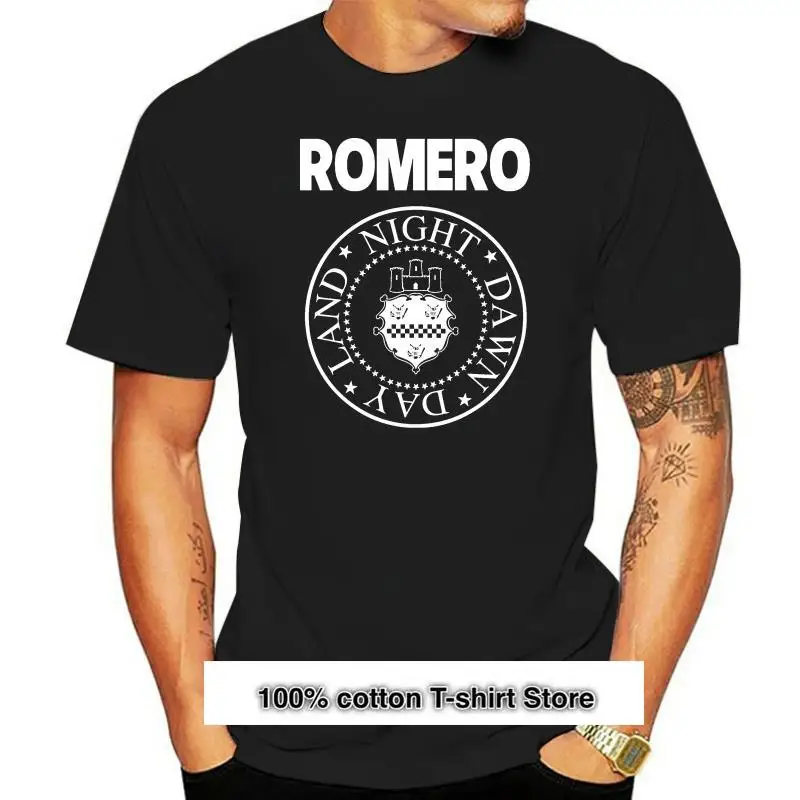 Camiseta negra de Horror de Romero Land Night Dawn, Día de los muertos, camiseta redonda de estilo S-3Xl
Camiseta negra de Horror de Romero Land Night Dawn, Día de los muertos, camiseta redonda de estilo S-3Xl