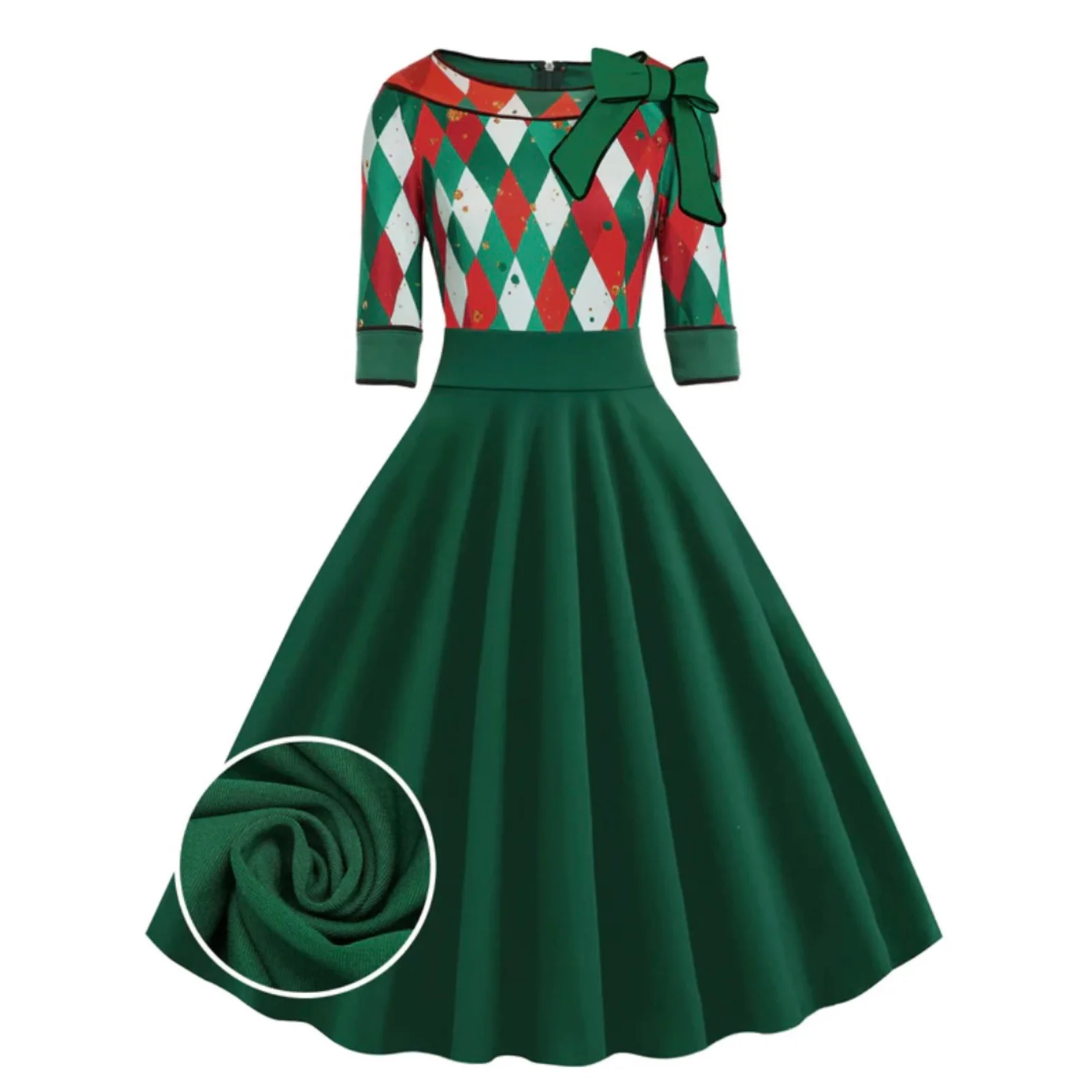 Halloween Cosplay Costume Christmas Outfits Bow Furry Collar Belt Slim Fit Three-Quarter Sleeve Warm Adult Women's Party Dress
Halloween Cosplay Costume Christmas Outfits Bow Furry Collar Belt Slim Fit Three-Quarter Sleeve Warm Adult Women's Party Dress