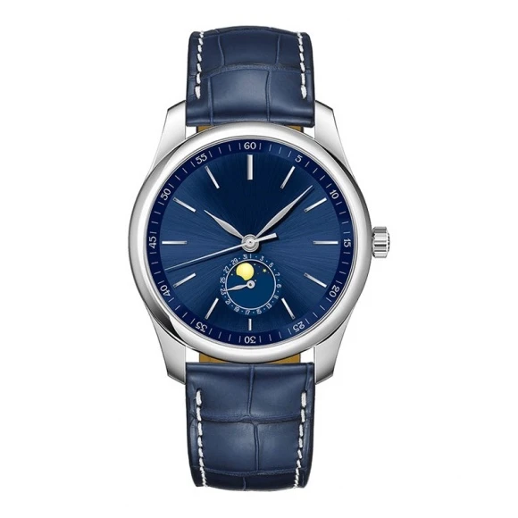 Men's Watch Calendar Belt Mechanical Automatic Blue Brown Leather Sapphire Dual Time
Men's Watch Calendar Belt Mechanical Automatic Blue Brown Leather Sapphire Dual Time
