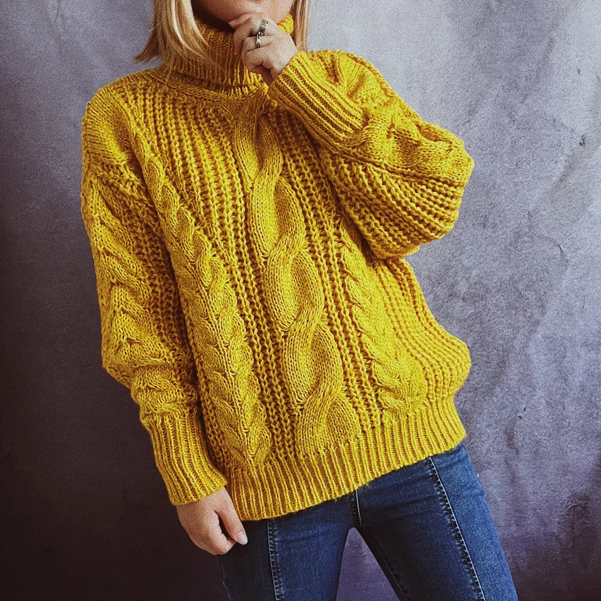 2022 Autumn Knitted Women's Sweater Green Solid Turtleneck Long Sleeve Twisted Sweaters Female Fashion Casual Ladies Clothes
2022 Autumn Knitted Women's Sweater Green Solid Turtleneck Long Sleeve Twisted Sweaters Female Fashion Casual Ladies Clothes