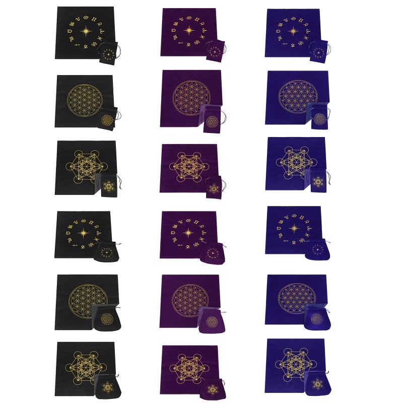 Altar Tarot Card Cloth Washable Constellations Astrology Tarot Divination Table Cloth Flower of Life Tablecloth with Bag
Altar Tarot Card Cloth Washable Constellations Astrology Tarot Divination Table Cloth Flower of Life Tablecloth with Bag