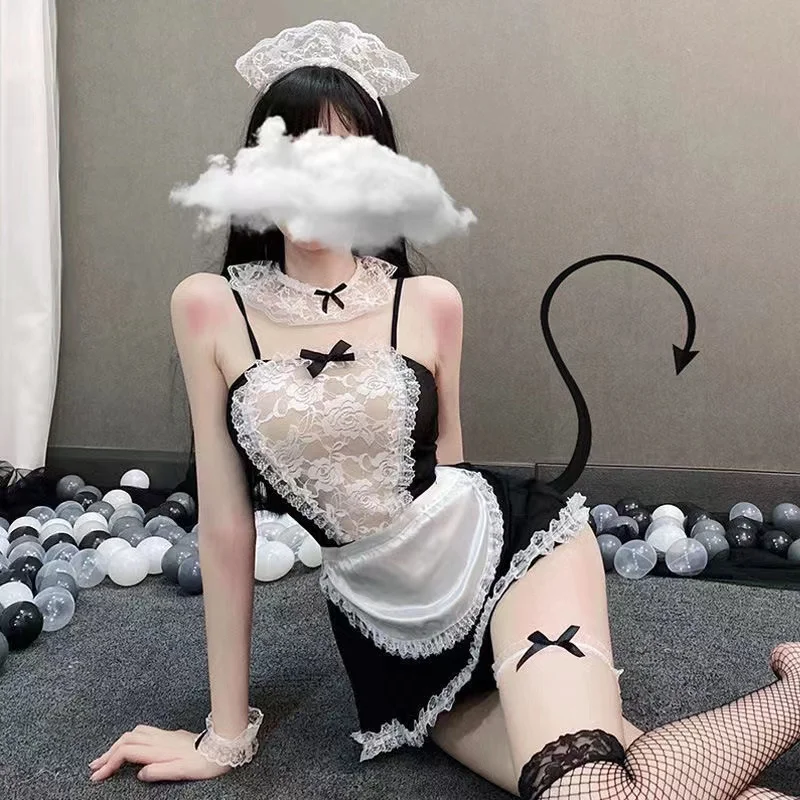 Sexy Costume Maid Costume Uniform Temptation Passion Erotic Cosplay Lolita Lace Costume French Apron Servant Exotic Suit
Sexy Costume Maid Costume Uniform Temptation Passion Erotic Cosplay Lolita Lace Costume French Apron Servant Exotic Suit