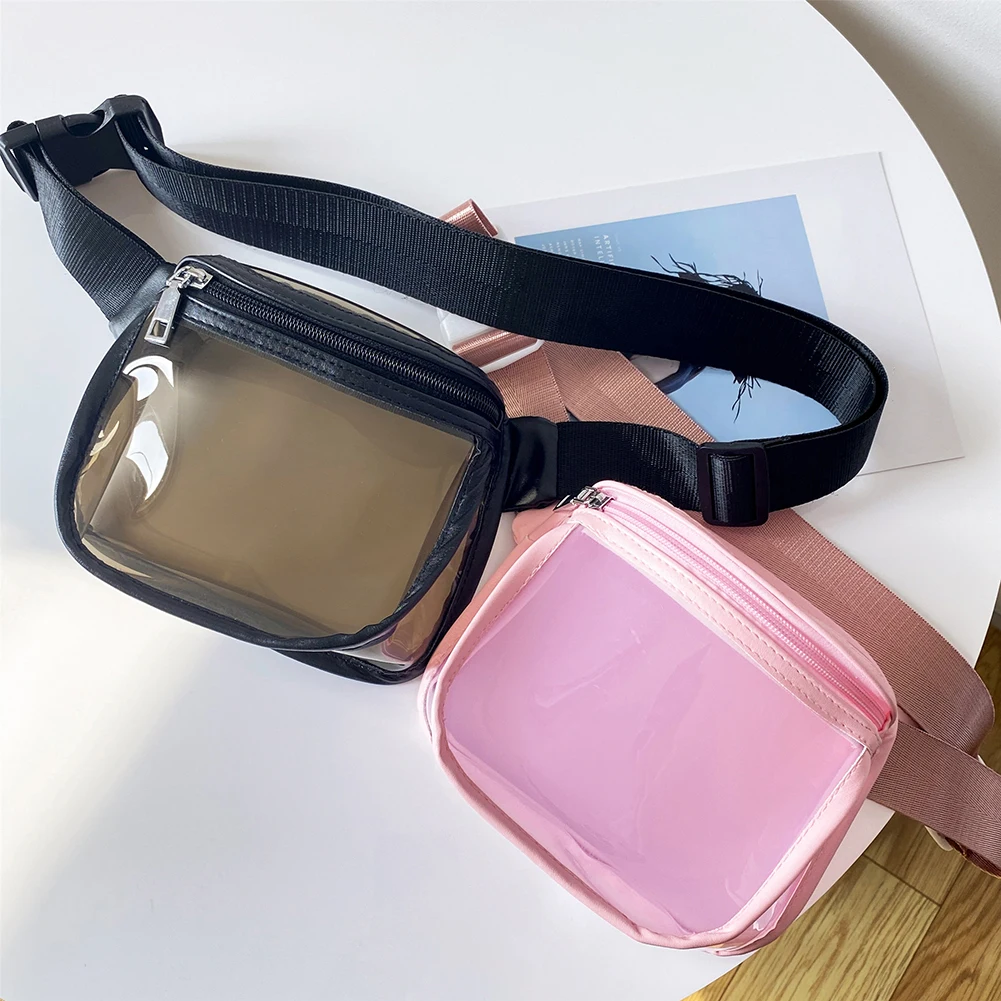 PVC Women Waist Fanny Pack Solid Color Street Belt Bag Hip Bum Bag Transparent Chest Pouch Sport Small Purse 18x15x7cm
PVC Women Waist Fanny Pack Solid Color Street Belt Bag Hip Bum Bag Transparent Chest Pouch Sport Small Purse 18x15x7cm