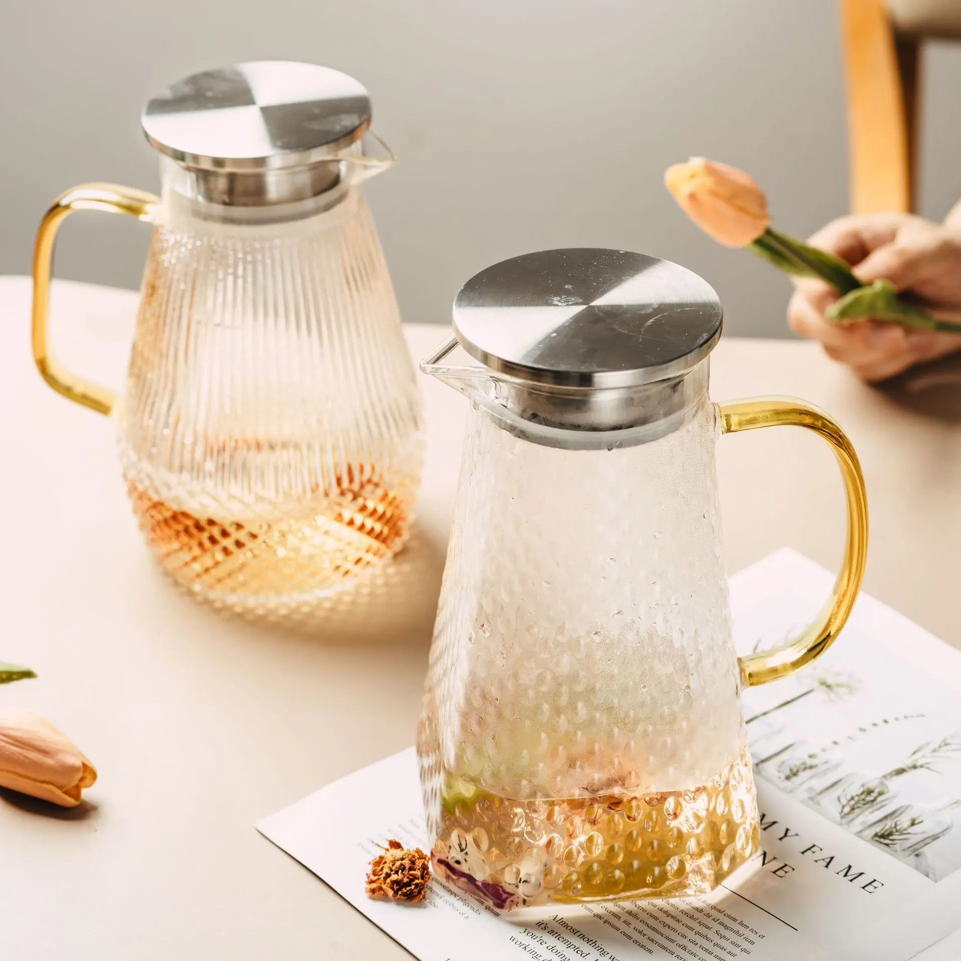 Tea Sets Teapots Glass Borosilicate Heat Resistant Glass Teapot Gas Stove Flower Puer Kettle Chinese Kung Fu Tea
Tea Sets Teapots Glass Borosilicate Heat Resistant Glass Teapot Gas Stove Flower Puer Kettle Chinese Kung Fu Tea