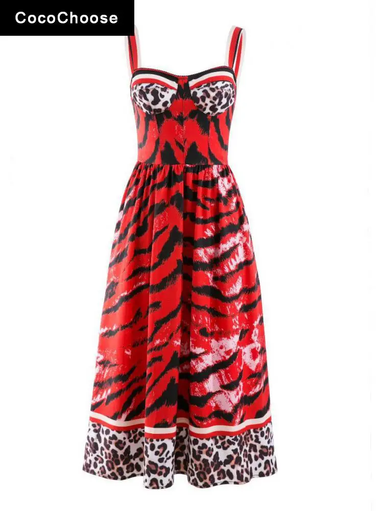 Designer Fashion Women Summer 2022 Croset Dress Sexy Club Leopard Print A-line Spaghetti Strap Holiday Party Dresses Red
Designer Fashion Women Summer 2022 Croset Dress Sexy Club Leopard Print A-line Spaghetti Strap Holiday Party Dresses Red