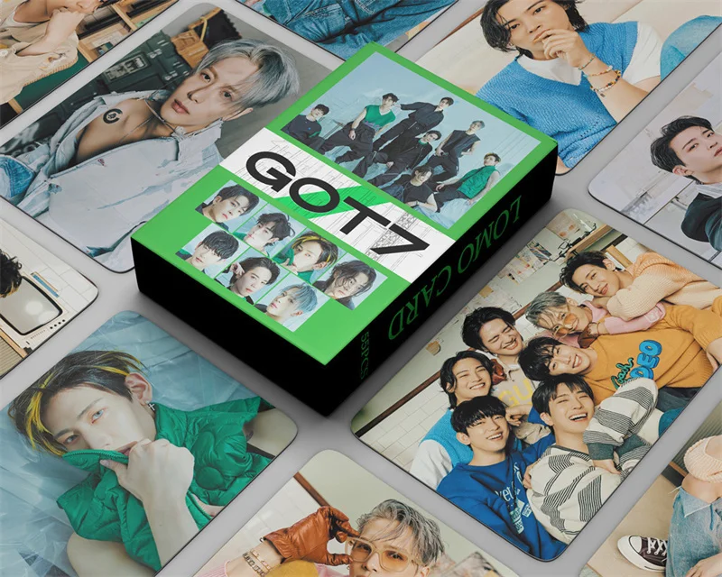 Фотокарточка 55 шт./компл. GOT7, новый альбом, ломо-карточка, корейские модные печатные карточки, постер, картина, поклонники, подарки, коллекция...
Фотокарточка 55 шт./компл. GOT7, новый альбом, ломо-карточка, корейские модные печатные карточки, постер, картина, поклонники, подарки, коллекция...