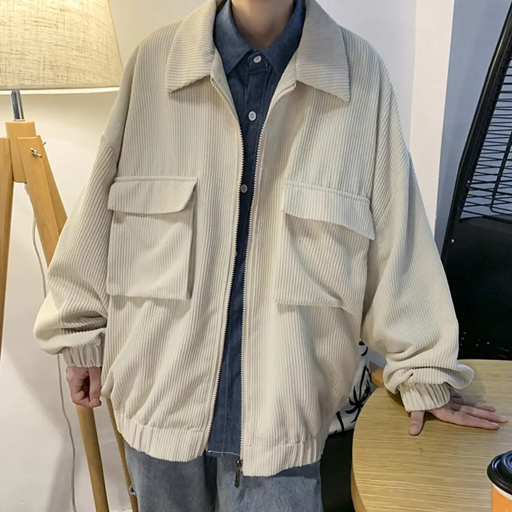 Winter/Autumn Men's Jacket Multi Pockets Streetwear Winter Relaxed Fit Turndown Collar Corduroy Coat for Camping
Winter/Autumn Men's Jacket Multi Pockets Streetwear Winter Relaxed Fit Turndown Collar Corduroy Coat for Camping