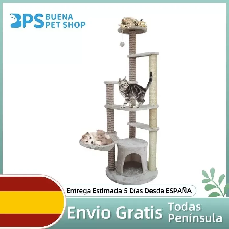 NEW IN BPS tree scratcher cat cat toy with Base post and platform on top Material rugged gray Color 60x60x168 cm 
NEW IN BPS tree scratcher cat cat toy with Base post and platform on top Material rugged gray Color 60x60x168 cm