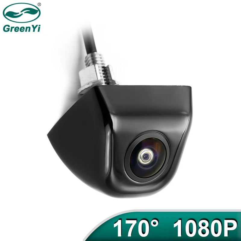 

Автомобильная камера MeyRton AHD 1920x1080P, объектив «рыбий глаз» с углом обзора 170 градусов, звездный свет, ночное видение, HD камера заднего вида для ...