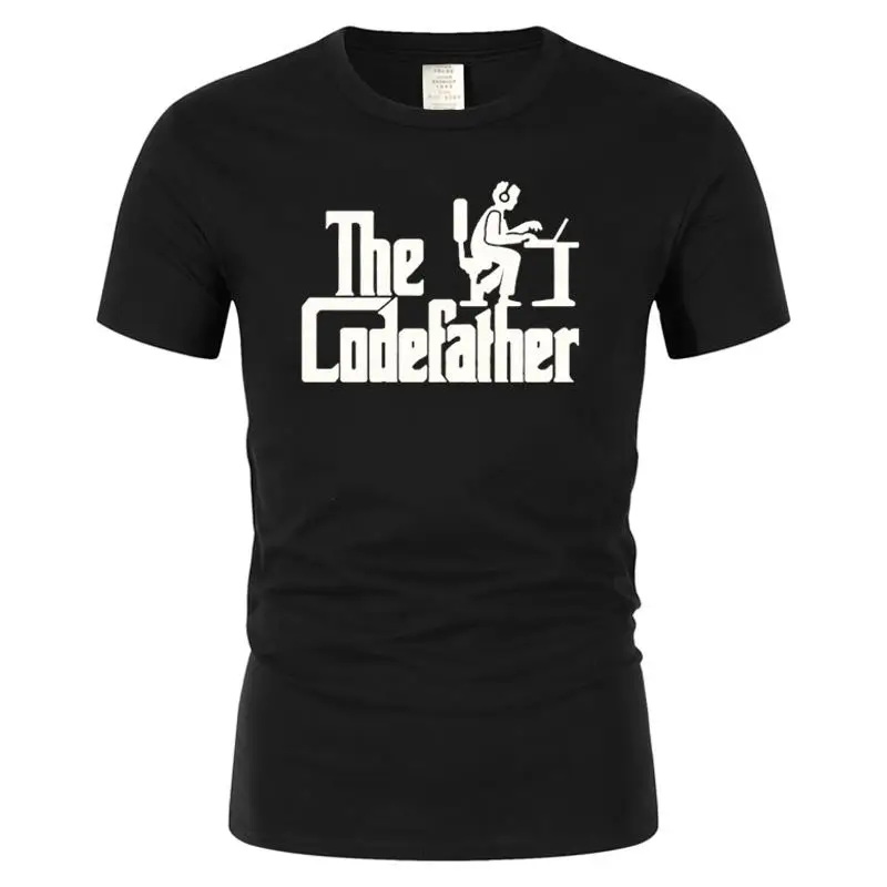 Casual TShirt Codefather Programmer Developer Programming t shirt Cotton Summer Short Sleeve Geek Nerd Computer Code Tee Men Top
Casual TShirt Codefather Programmer Developer Programming t shirt Cotton Summer Short Sleeve Geek Nerd Computer Code Tee Men Top
