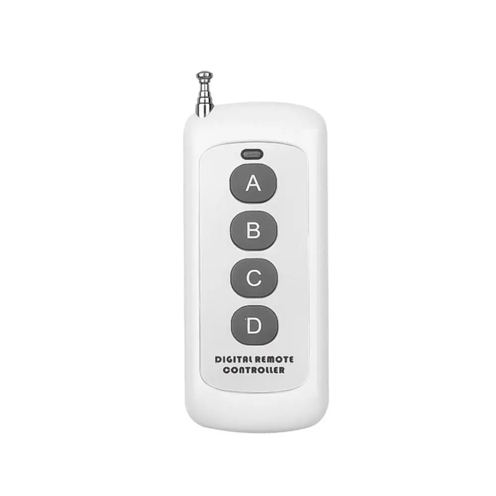 Remote Control Switch 433MHz White Car Remote control 4 Buttons 1000m Long Range Wireless Controller ABCD
Remote Control Switch 433MHz White Car Remote control 4 Buttons 1000m Long Range Wireless Controller ABCD