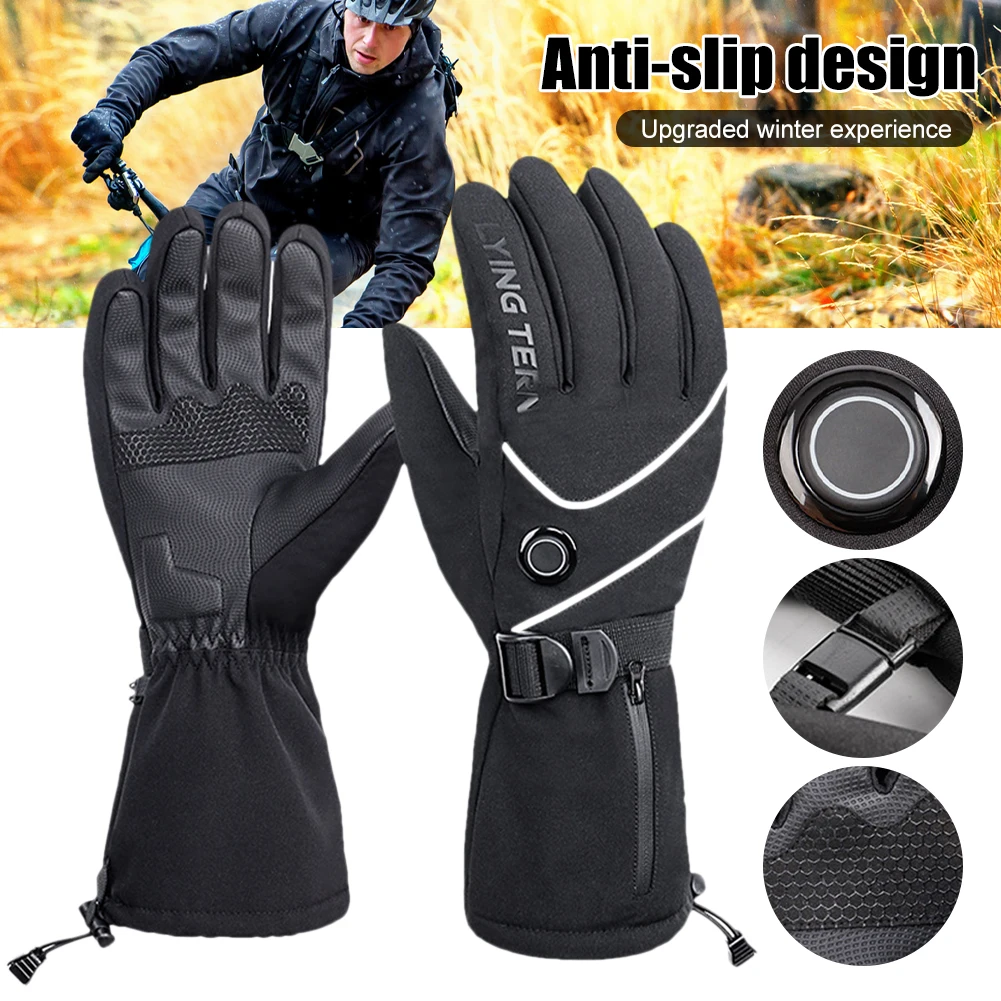 Winter Heated Gloves for Men Women Touchscreen Heating Gloves Waterproof 3 Gear Winter Warm Outdoor Cycling Motorcycle Gloves
Winter Heated Gloves for Men Women Touchscreen Heating Gloves Waterproof 3 Gear Winter Warm Outdoor Cycling Motorcycle Gloves