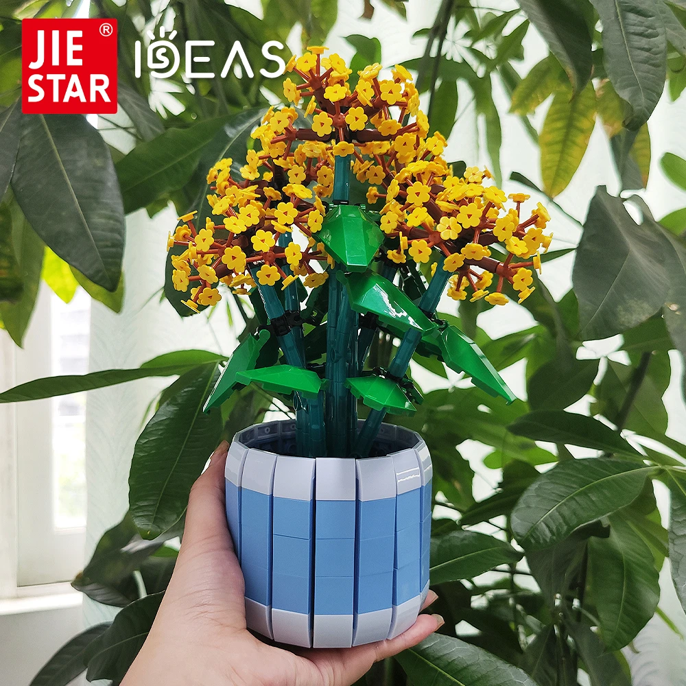 92364 Jiestar Moc Ideas DIY Potted Jonquil Bouquet Flowers Brick Potted Plants Building Blocks Model Kids Toys Christmas Gifts
92364 Jiestar Moc Ideas DIY Potted Jonquil Bouquet Flowers Brick Potted Plants Building Blocks Model Kids Toys Christmas Gifts