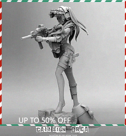 75mm Resin Figures Unpainted Model Kit 1/24(75mm) Killer Whale Beauty Shooter T75025
75mm Resin Figures Unpainted Model Kit 1/24(75mm) Killer Whale Beauty Shooter T75025