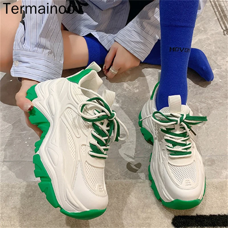 Termainoov Casual Shoes Cross Lace Up Women Sneakers Brand High Quality Running Shoes Platform Sneakers
Termainoov Casual Shoes Cross Lace Up Women Sneakers Brand High Quality Running Shoes Platform Sneakers