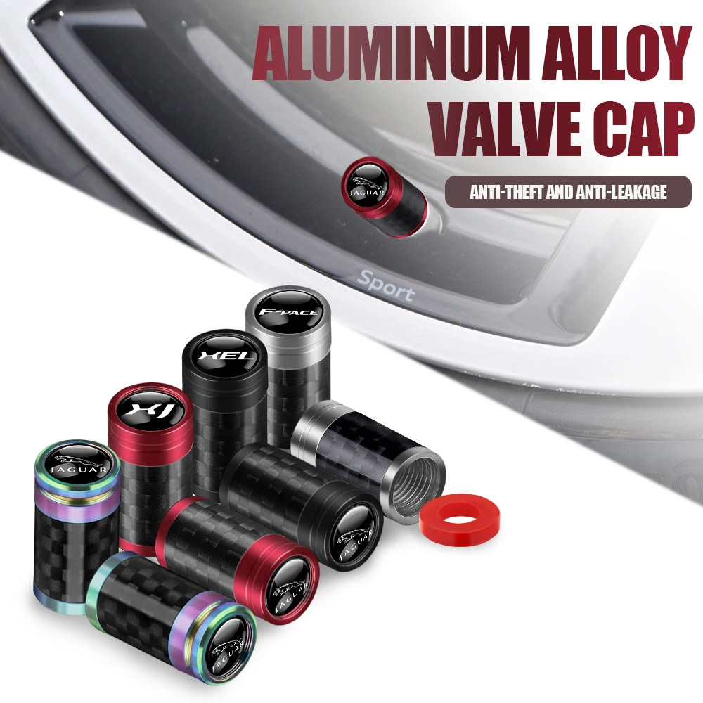 4pcs carbon fiber Car Wheel valve stem caps cover Auto Accessories For Jaguar XEL F-TYPE XFL F-PACE E-PACE I-PACE XF XJL XK XE
4pcs carbon fiber Car Wheel valve stem caps cover Auto Accessories For Jaguar XEL F-TYPE XFL F-PACE E-PACE I-PACE XF XJL XK XE