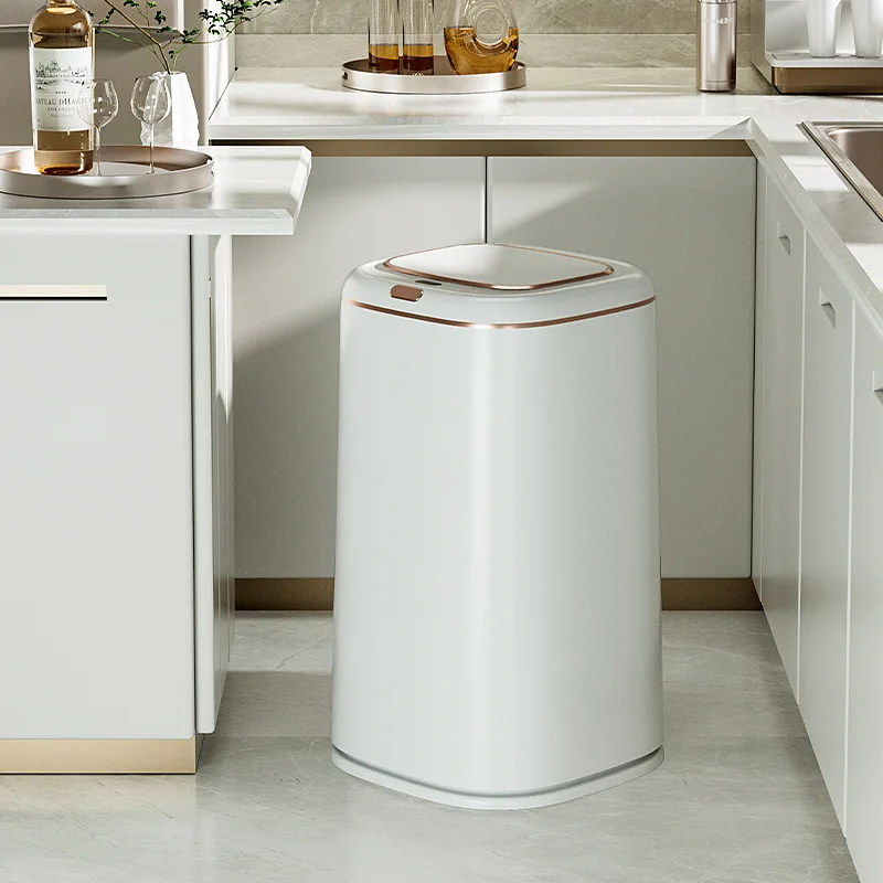 40L Smart Sensor Trash Can Large Capacity Induction Trash Bin Electric Touchless Wastebasket For Kitchen Bathroom with Lid
40L Smart Sensor Trash Can Large Capacity Induction Trash Bin Electric Touchless Wastebasket For Kitchen Bathroom with Lid