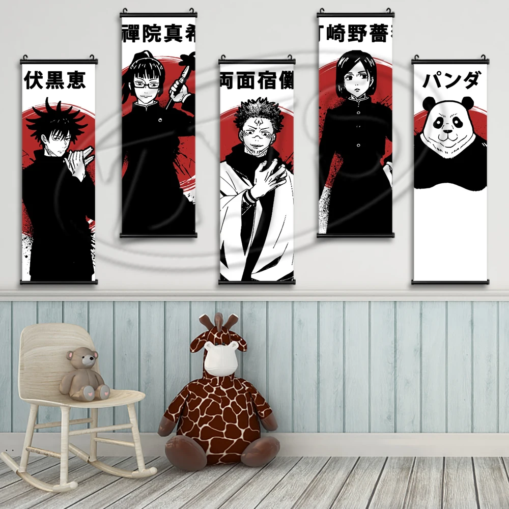Scroll Canvas Jujutsu Kaisen Picture Home Fushiguro Megumi Posters and Printed Ryomen Sukuna Decoration Wall Hanging Painting
Scroll Canvas Jujutsu Kaisen Picture Home Fushiguro Megumi Posters and Printed Ryomen Sukuna Decoration Wall Hanging Painting