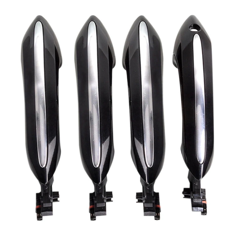 4X Black Outer Exterior Door Handle Set with White Ambient Light Replacement for BMW 5 Series F10 F11 F18 2010-2017
4X Black Outer Exterior Door Handle Set with White Ambient Light Replacement for BMW 5 Series F10 F11 F18 2010-2017