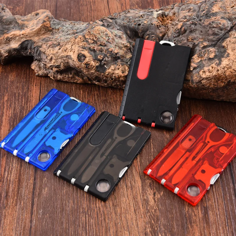 10 In 1 Pocket Credit Card Portable Multi Tools Outdoor Survival Camping Equipment 1 Box Portable Hiking Card Tools Gear
10 In 1 Pocket Credit Card Portable Multi Tools Outdoor Survival Camping Equipment 1 Box Portable Hiking Card Tools Gear