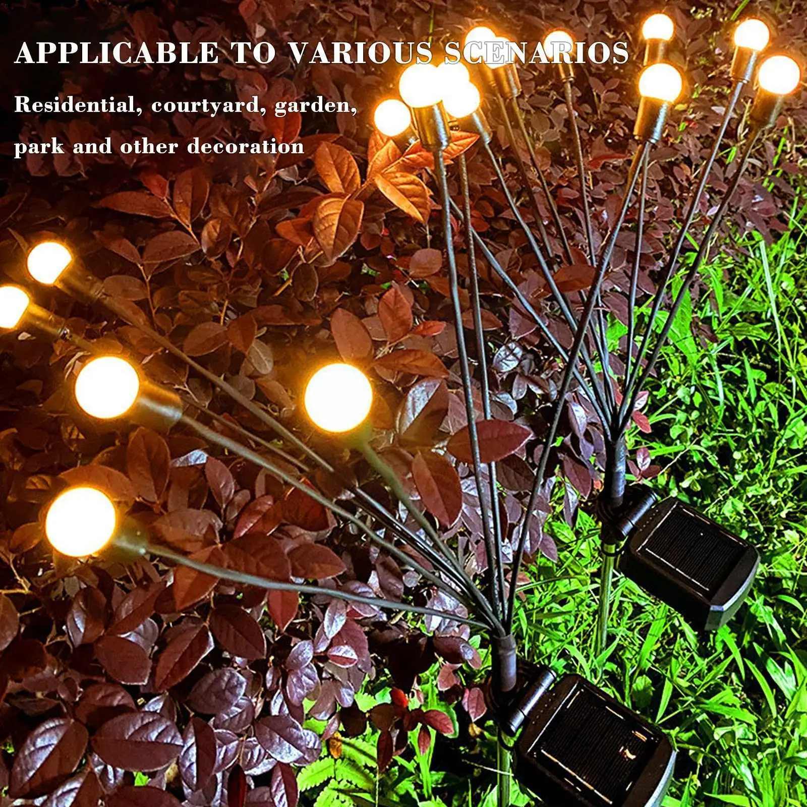 1PCS Solar LED Light Outdoor Garden Decoration Firework Decor Garden Solar Christmas Lights Garden Firefly Lawn Lights Ligh N5Y3
1PCS Solar LED Light Outdoor Garden Decoration Firework Decor Garden Solar Christmas Lights Garden Firefly Lawn Lights Ligh N5Y3