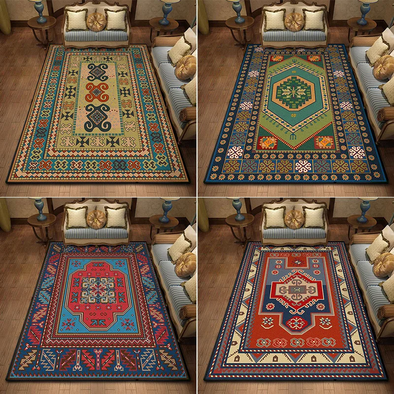 Vintage Country Persian Bohemian Ethnic Print Carpet Living Room Bedroom Floor Mat Bathroom Anti-slip Foot Mat Decorating Home
Vintage Country Persian Bohemian Ethnic Print Carpet Living Room Bedroom Floor Mat Bathroom Anti-slip Foot Mat Decorating Home