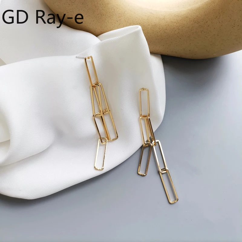 Retro Simple Rectangular Chain Earrings for Women Gold Link Tassel Earrings Fashion jewelry 2021Korean Party Earring 35
Retro Simple Rectangular Chain Earrings for Women Gold Link Tassel Earrings Fashion jewelry 2021Korean Party Earring 35