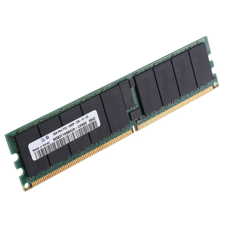 2X DDR2 8GB 667Mhz RECC RAM+Cooling Vest PC2 5300P 2RX4 REG ECC Server Memory RAM For Workstations
2X DDR2 8GB 667Mhz RECC RAM+Cooling Vest PC2 5300P 2RX4 REG ECC Server Memory RAM For Workstations