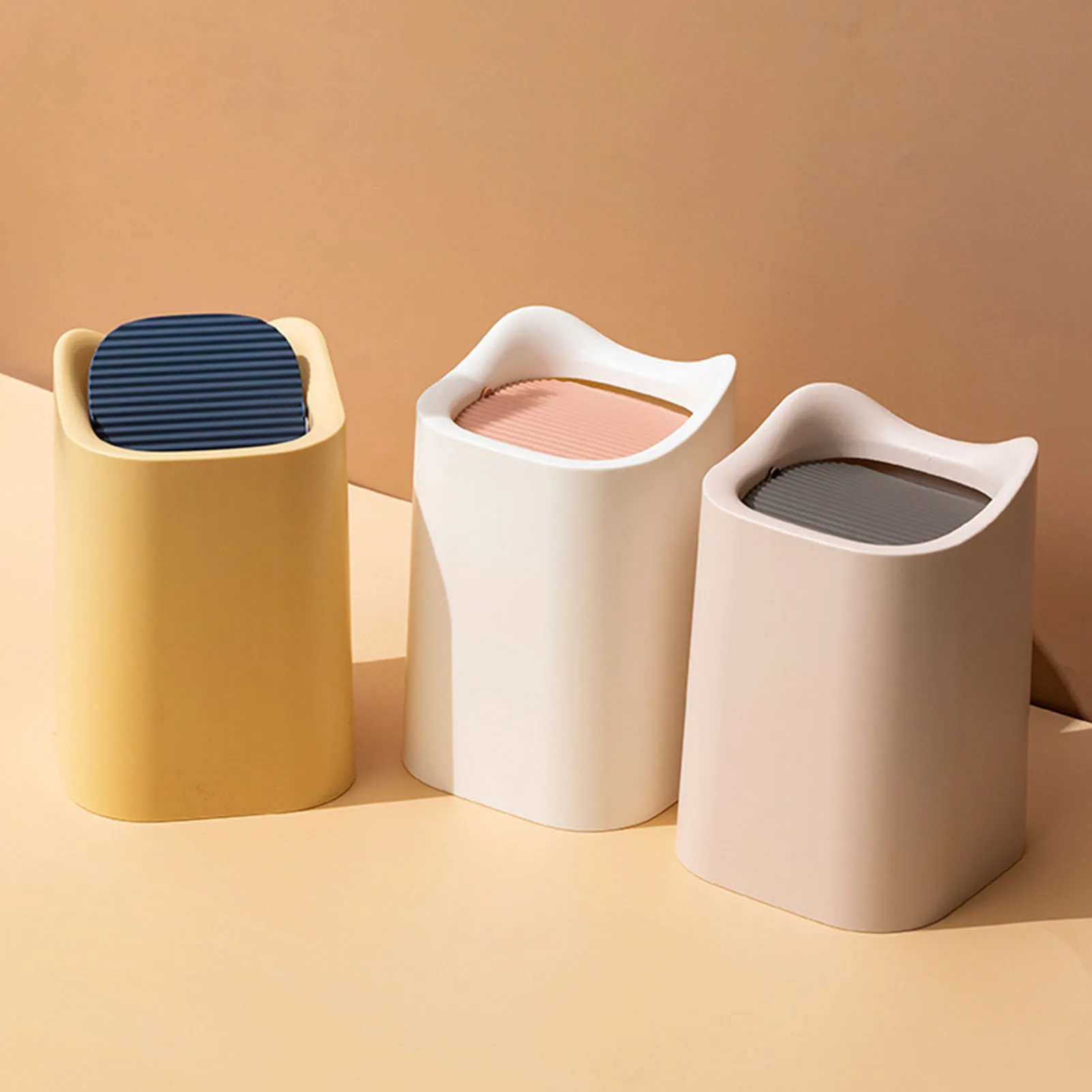 Northern Europe Mini Waste Bins Desktop Trash Can Office Plastic Basket Portable Bedroom Living Room Kitchen Trash Can
Northern Europe Mini Waste Bins Desktop Trash Can Office Plastic Basket Portable Bedroom Living Room Kitchen Trash Can