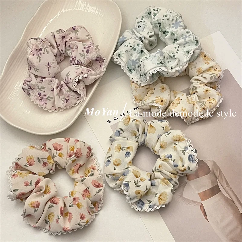 Floral Chiffon Pig Large Intestine Scrunchie Sausage Head Rope 2023 New Hair Accessories Rubber Band Female Tie Hair Rope Headdr
Floral Chiffon Pig Large Intestine Scrunchie Sausage Head Rope 2023 New Hair Accessories Rubber Band Female Tie Hair Rope Headdr