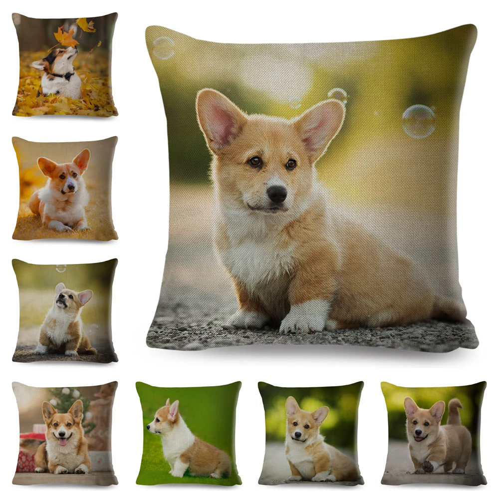 Cute Welsh Corgi Pembroke Dog Printed Pillowcase Decor Pet Animal Cushion Cover for Sofa Home Car 45*45cm Polyester Pillow Case
Cute Welsh Corgi Pembroke Dog Printed Pillowcase Decor Pet Animal Cushion Cover for Sofa Home Car 45*45cm Polyester Pillow Case