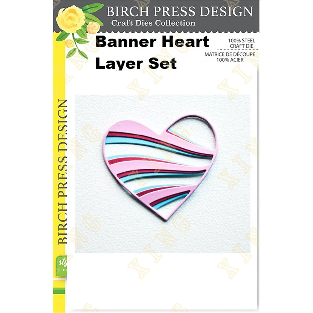 2023 Valentines Day Banner Heart Layer New Metal Cutting Dies Scrapbook Diary Decoration Stencil Embossing Template Diy Handmade
2023 Valentines Day Banner Heart Layer New Metal Cutting Dies Scrapbook Diary Decoration Stencil Embossing Template Diy Handmade