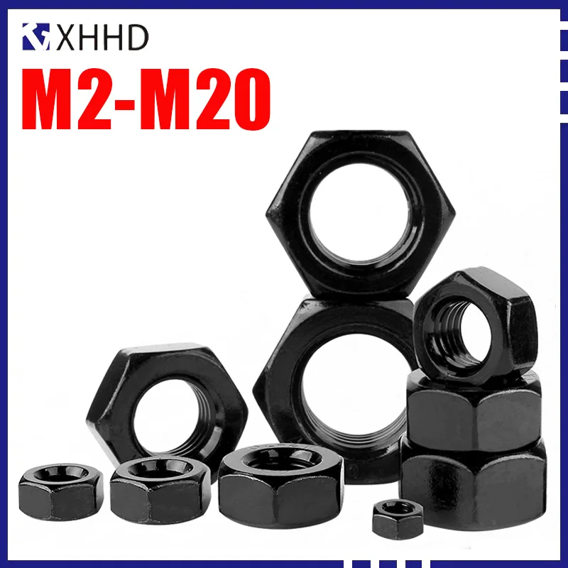 Hexagon Hex Nuts M2 M2.5 M3 M3.5 M4 M5 M6 M8 M10 M12 M14 M16 M18 M20 Black Oxide Carbon 304 Steel Metric Hex Nuts
Hexagon Hex Nuts M2 M2.5 M3 M3.5 M4 M5 M6 M8 M10 M12 M14 M16 M18 M20 Black Oxide Carbon 304 Steel Metric Hex Nuts