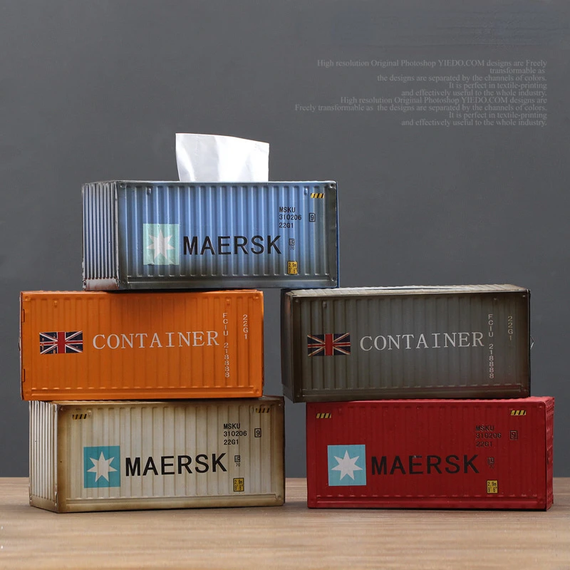 Vintage industrial container paper towel box home living room iron desktop decoration dining room paper drawer tissue box
Vintage industrial container paper towel box home living room iron desktop decoration dining room paper drawer tissue box