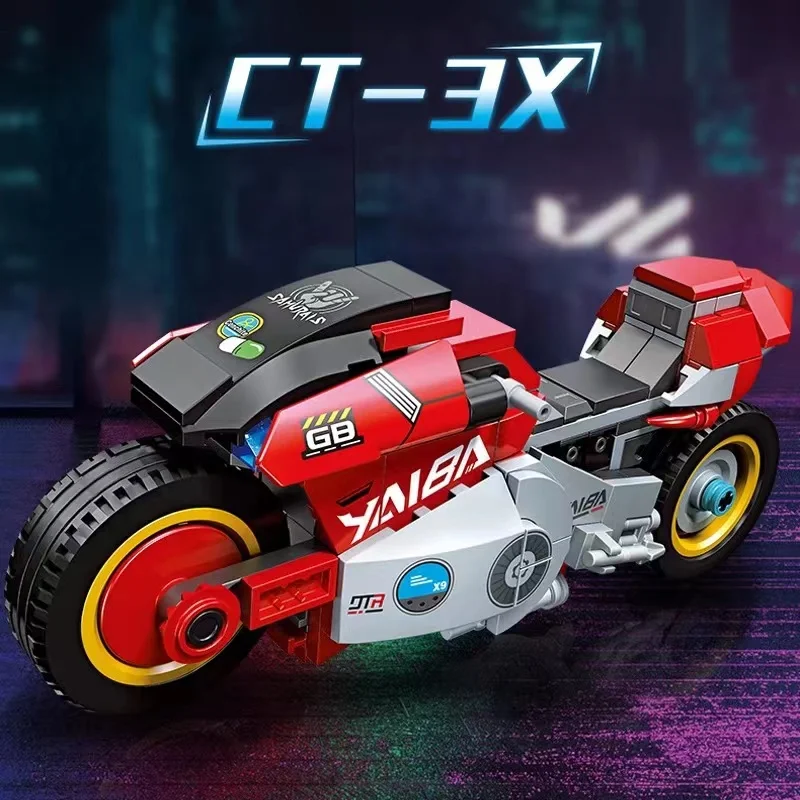 City Technical Building Blocks Set Cyber CT-3X Motorcycle Model High-Tech Assembled Bricks Creative Decoration Toys Gift
City Technical Building Blocks Set Cyber CT-3X Motorcycle Model High-Tech Assembled Bricks Creative Decoration Toys Gift