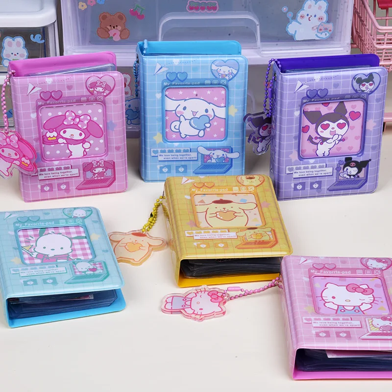 New Style 3-Inch Sanrio Kuromi Storage Photo Album Gift Sanrio Card Holder Mini Truck Card Binder Free kawaii Sanrio Ornaments
New Style 3-Inch Sanrio Kuromi Storage Photo Album Gift Sanrio Card Holder Mini Truck Card Binder Free kawaii Sanrio Ornaments
