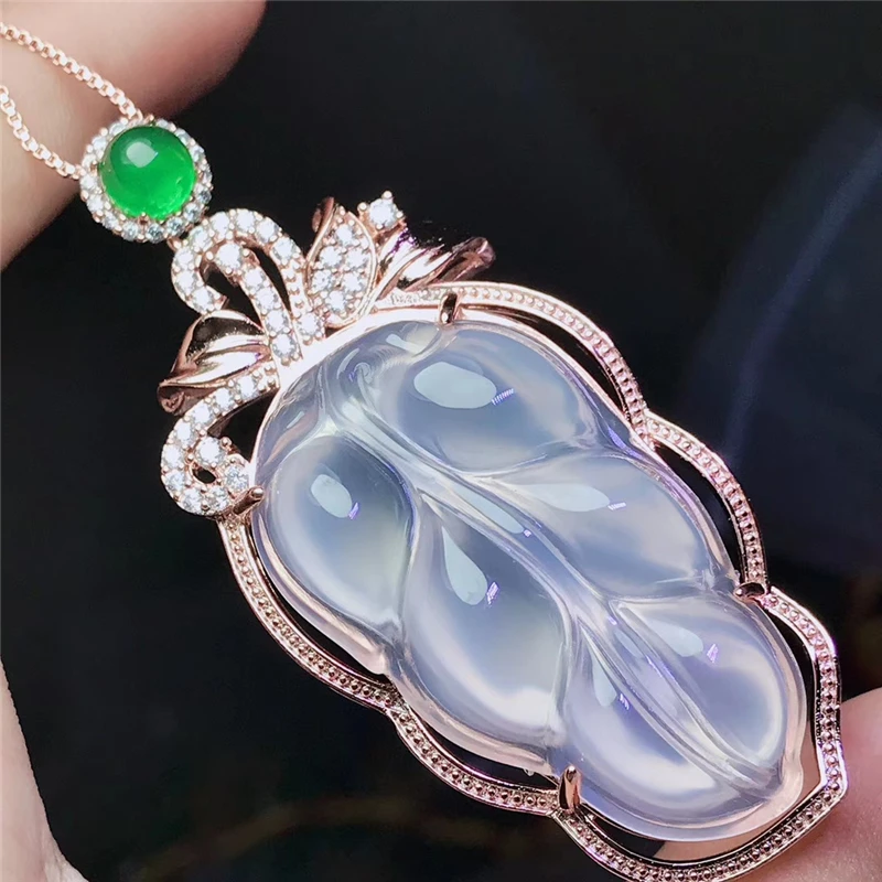 Jadery Luxury Rose Gold 925 Sterling Silver Necklaces For Women Natural Chalcedony Jade Leaf Pendants Necklaces Fine Jewelry 328
Jadery Luxury Rose Gold 925 Sterling Silver Necklaces For Women Natural Chalcedony Jade Leaf Pendants Necklaces Fine Jewelry 328