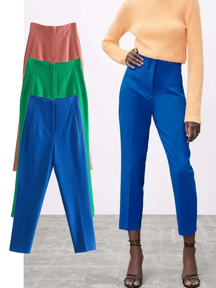 Брюки женские прямые однотонные до щиколотки, на молнии, с промытыми карманами, три цвета, весна-лето 2022
Брюки женские прямые однотонные до щиколотки, на молнии, с промытыми карманами, три цвета, весна-лето 2022