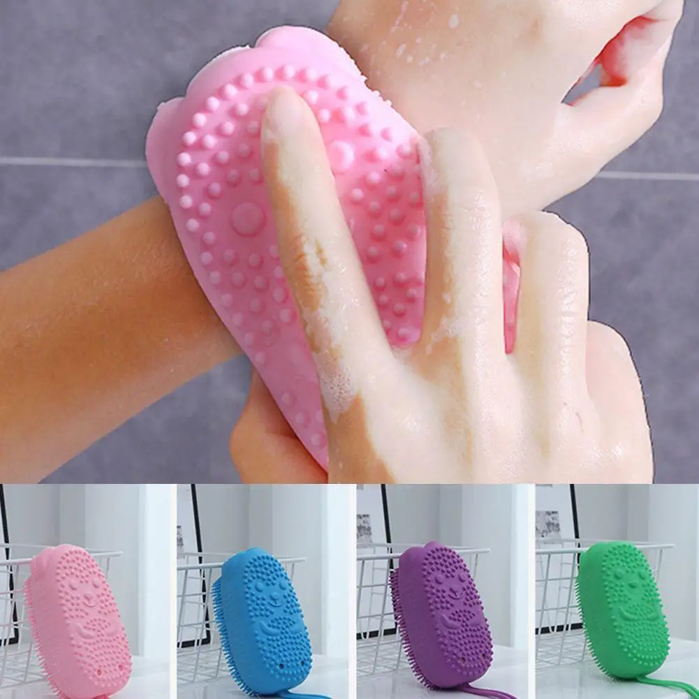 Silicone Body Scrubber Shower Exfoliating Scrub Sponge Cleaning Bubble Accessories Skin Cleaner Bathroom Pad Brush Bath Mas L0Z6
Silicone Body Scrubber Shower Exfoliating Scrub Sponge Cleaning Bubble Accessories Skin Cleaner Bathroom Pad Brush Bath Mas L0Z6