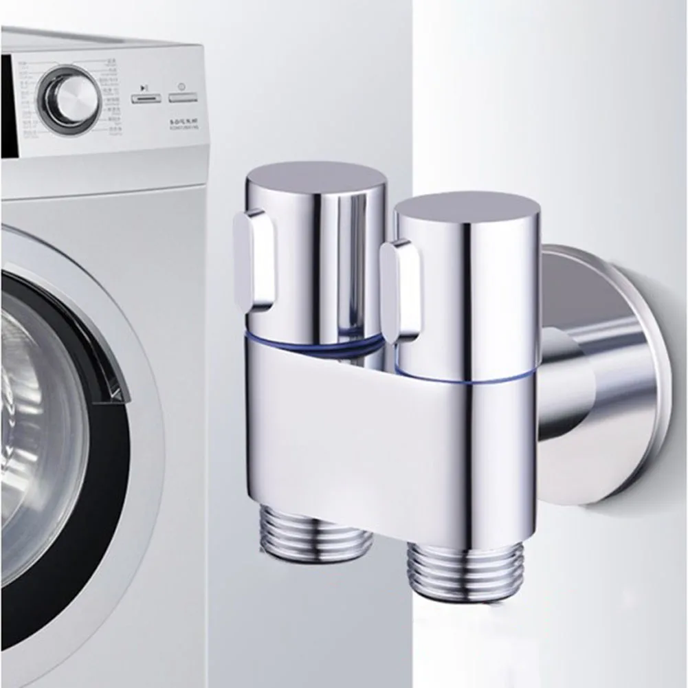 G1/2 1 In Two Out Double Control Washing Machine Faucet Toilet Triangle Valve Washing Machine Toilet Stop Valve Bathroom Parts
G1/2 1 In Two Out Double Control Washing Machine Faucet Toilet Triangle Valve Washing Machine Toilet Stop Valve Bathroom Parts