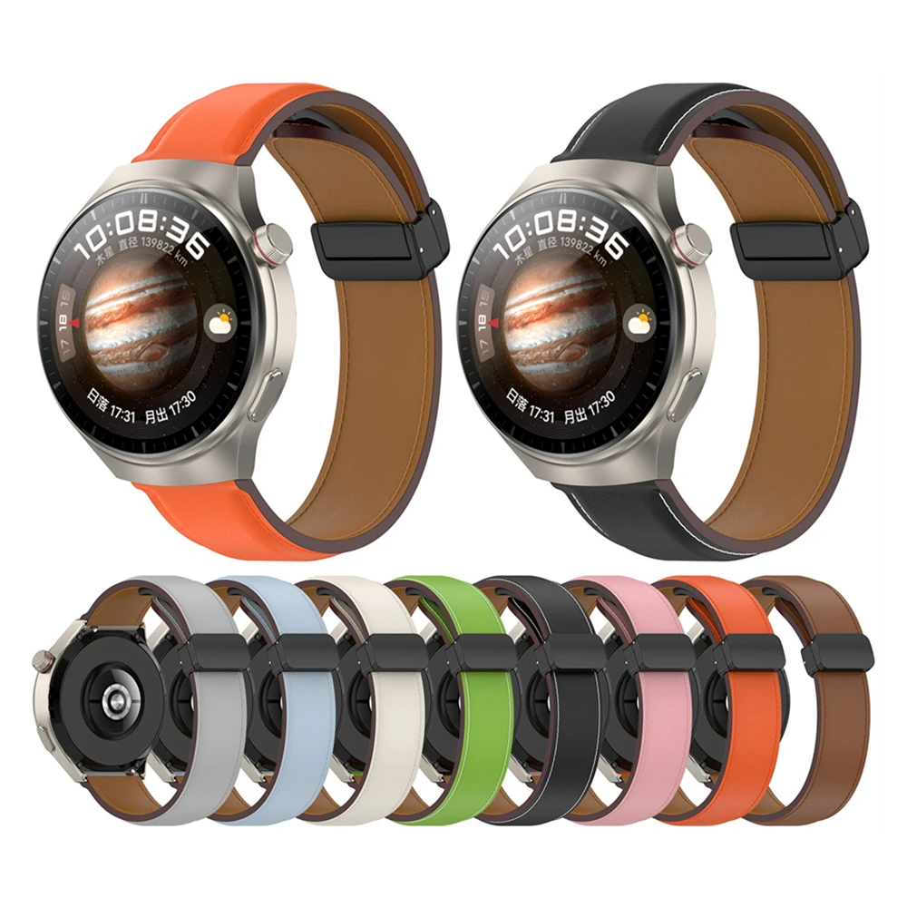 Folding Magnetic Buckle Universal Watchband for HUAWEI Watch 4 / watch4 pro Watch Strap Wristband Fashion leather Replacement
Folding Magnetic Buckle Universal Watchband for HUAWEI Watch 4 / watch4 pro Watch Strap Wristband Fashion leather Replacement