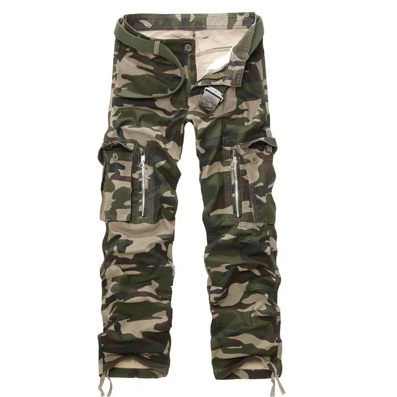 Quality Military Camo Cargo Pants Men Hot Camouflage Cotton Workout Men Trousers Spring Autumn
Quality Military Camo Cargo Pants Men Hot Camouflage Cotton Workout Men Trousers Spring Autumn