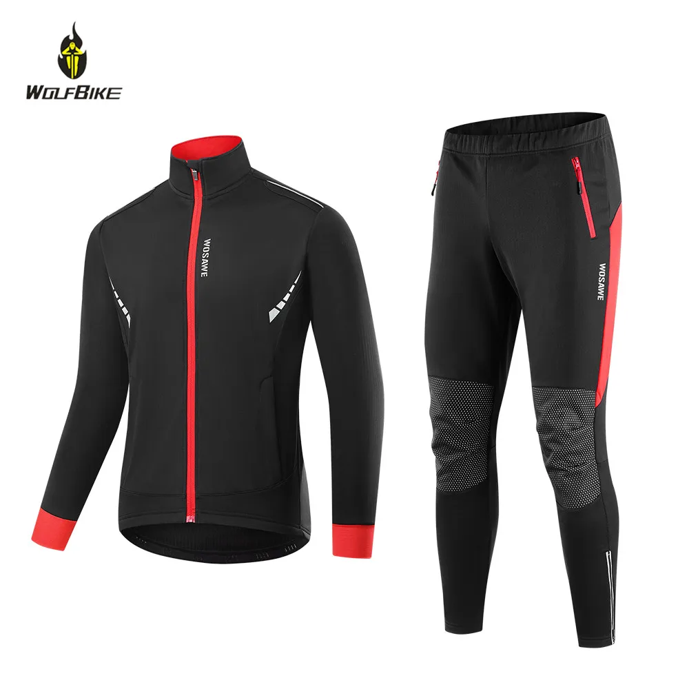 WOSAWE Cycling Jersey Set Winter Spring Jacket Bibs Pants Long Sleeve MTB Bicycle Clothing Maillot Thermal Fleece Wear Suit
WOSAWE Cycling Jersey Set Winter Spring Jacket Bibs Pants Long Sleeve MTB Bicycle Clothing Maillot Thermal Fleece Wear Suit