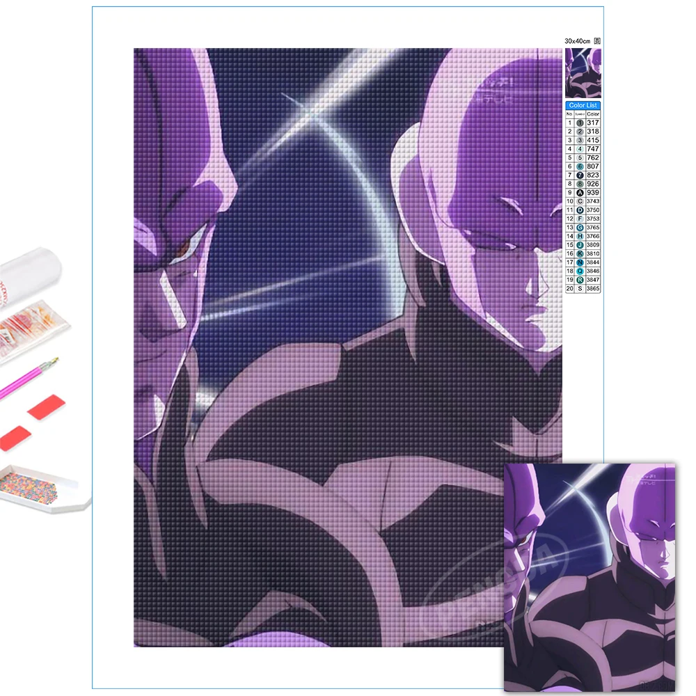 Purple Skin Hit Picture Home Decor Dragon Ball Role 5D Diy Diamond Painting Embroidery Kits Anime Full Square Drill Cross Stitch
Purple Skin Hit Picture Home Decor Dragon Ball Role 5D Diy Diamond Painting Embroidery Kits Anime Full Square Drill Cross Stitch