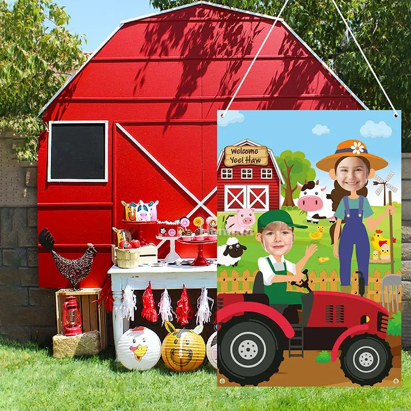 Face Photo Banner Super Cool Motorcycle Farm Truck Pattern Perfect Photo Background Role Playing Poster Party Decor for Teens
Face Photo Banner Super Cool Motorcycle Farm Truck Pattern Perfect Photo Background Role Playing Poster Party Decor for Teens
