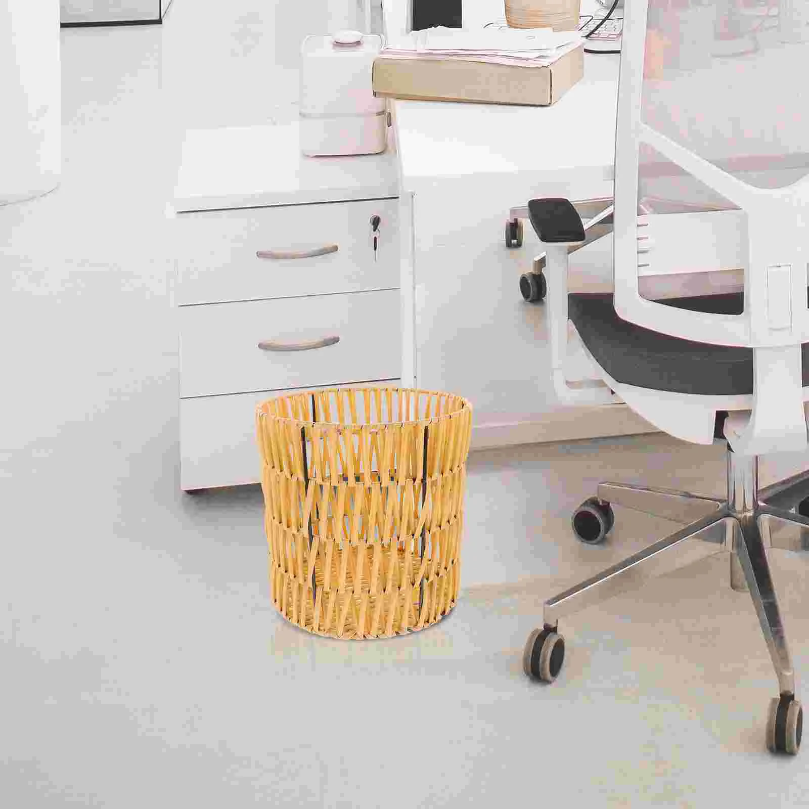 Small Woven Basket Rattan Trash Can Wastebasket Garbage Container Bin Plant Pot Laundry Basket Office Home Bathroom
Small Woven Basket Rattan Trash Can Wastebasket Garbage Container Bin Plant Pot Laundry Basket Office Home Bathroom
